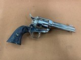 Gorgeous Nickel Colt SAA single action army 38-40, 4 3/4” Custom Shop Original EXCELLENT! - 5 of 15