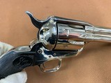 Gorgeous Nickel Colt SAA single action army 38-40, 4 3/4” Custom Shop Original EXCELLENT! - 3 of 15