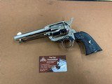 Gorgeous Nickel Colt SAA single action army 38-40, 4 3/4” Custom Shop Original EXCELLENT! - 1 of 15
