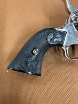 Gorgeous Nickel Colt SAA single action army 38-40, 4 3/4” Custom Shop Original EXCELLENT! - 6 of 15