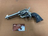 Beautiful Nickel Colt SAA Single Action Army 38-40, 4 3/4” [1998) EXCELLENT! - 1 of 15