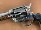 Beautiful Nickel Colt SAA Single Action Army 38-40, 4 3/4” [1998) EXCELLENT! - 2 of 15