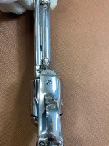 Beautiful Nickel Colt SAA Single Action Army 3rd Gen (1994) 38-40, 5.5” Walnut - 14 of 15