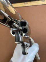 Beautiful Nickel Colt SAA Single Action Army 3rd Gen (1994) 38-40, 5.5” Walnut - 7 of 15