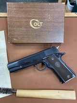 AMAZING Post War, Pre 70 Colt 1911 Government (1951) 45 w/box & extras HIGH COLLECTOR’S GRADE! - 3 of 15