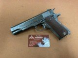Nice Battle Worn 1943 WWII Colt 1911A1 US Property 45 auto All Original! - 1 of 15