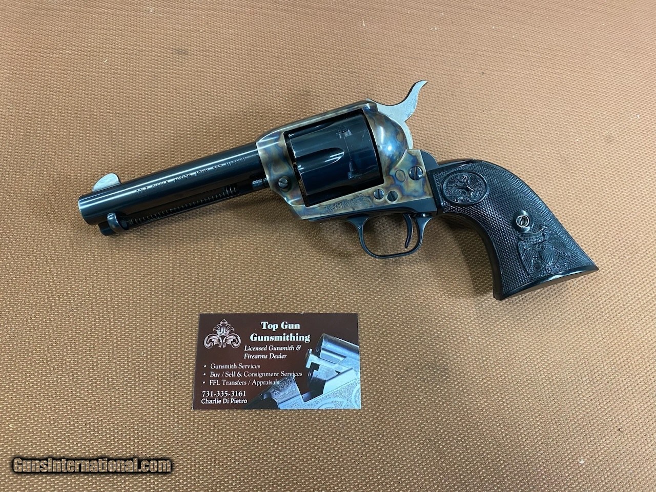 トイガン COLT SINGLE ACTION CIVIRIAN 4 3/4 Colt 3rd Gen Single Action Army SAA 4 3/4” Blued .44 Special