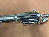 Amazing Colt SAA Single Action Army 3rd Gen 44 spl Nickel (1980) 4 3/4” Walnut Stocks & Ammo - 7 of 15