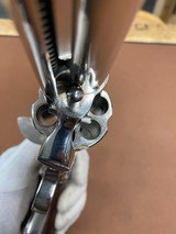 Amazing Colt SAA Single Action Army 3rd Gen 44 spl Nickel (1980) 4 3/4” Walnut Stocks & Ammo - 14 of 15