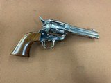 Amazing Colt SAA Single Action Army 3rd Gen 44 spl Nickel (1980) 4 3/4” Walnut Stocks & Ammo - 5 of 15