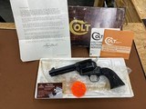 MINT Colt SAA Single Action Army 3rd Gen (1982) 45 LC 4 3/4” barrel, W/Box & Papers. Excellent! - 1 of 15