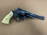 Rare S&W 357 magnum Post War “Pre Model 27” Revolver. Ivory Grips - 9 of 15