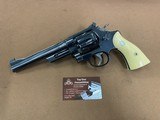 Rare S&W 357 magnum Post War “Pre Model 27” Revolver. Ivory Grips - 1 of 15