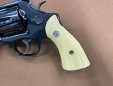 Rare S&W 357 magnum Post War “Pre Model 27” Revolver. Ivory Grips - 4 of 15