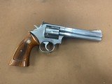Mint S&W 686-1 Stainless 357 mag, 6” barrel, Walnut Target Grips. Excellent! - 7 of 15