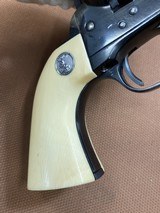 Rare Custom Colt SAA Single Action Army 2nd Gen (1959), All Blue, 38 spl, Genuine Ivory Grips! - 6 of 15