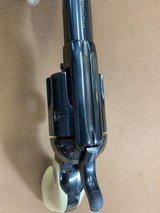 Rare Custom Colt SAA Single Action Army 2nd Gen (1959), All Blue, 38 spl, Genuine Ivory Grips! - 8 of 15