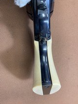 Rare Custom Colt SAA Single Action Army 2nd Gen (1959), All Blue, 38 spl, Genuine Ivory Grips! - 10 of 15