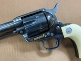 Rare Custom Colt SAA Single Action Army 2nd Gen (1959), All Blue, 38 spl, Genuine Ivory Grips! - 2 of 15