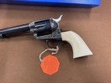 Amazing 2012 Colt SAA Single Action Army 3rd Gen, 45 colt, 7.5” barrel. One piece Ivory Grips! Excellent! - 2 of 15