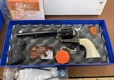 Amazing 2012 Colt SAA Single Action Army 3rd Gen, 45 colt, 7.5” barrel. One piece Ivory Grips! Excellent! - 1 of 15