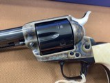Amazing 2012 Colt SAA Single Action Army 3rd Gen, 45 colt, 7.5” barrel. One piece Ivory Grips! Excellent! - 5 of 15