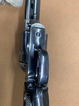 Beautiful Colt SAA Single Action Army Blue, 3rd gen (1982) 357 mag, 4 3/4” barrel! - 12 of 15