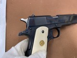 Beautiful Colt 1911 Government MK IV series 70 45 auto with Genuine Elephant Ivory Grips!!! - 7 of 15