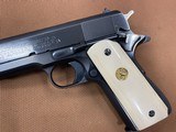 Beautiful Colt 1911 Government MK IV series 70 45 auto with Genuine Elephant Ivory Grips!!! - 2 of 15
