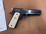 Beautiful Colt 1911 Government MK IV series 70 45 auto with Genuine Elephant Ivory Grips!!! - 6 of 15
