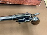 Nice Nickel Colt SAA Single Action Army 45 Colt, 3rd gen (1979), 7.5” w/box and paperwork - 6 of 15
