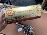 Nice Nickel Colt SAA Single Action Army 45 Colt, 3rd gen (1979), 7.5” w/box and paperwork - 15 of 15