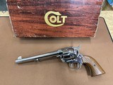 Nice Nickel Colt SAA Single Action Army 45 Colt, 3rd gen (1979), 7.5” w/box and paperwork - 1 of 15