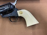 VERY RARE Colt SAA Single Action Army 44-40, 5.5”, FULL BLUE w/Elephant Ivory grips UNFIRED! - 3 of 15
