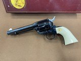 VERY RARE Colt SAA Single Action Army 44-40, 5.5”, FULL BLUE w/Elephant Ivory grips UNFIRED! - 2 of 15