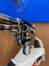 Fantastic Nickel Colt SAA SIngle Action Army 44-40, 5.5” w/box Unfired! - 14 of 15