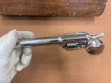 Colt SAA Single Action Army 3rd Gen, Nickel, 44 spl, 4 3/4” barrel MINT - 4 of 15