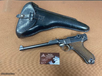 Luger 1918 WWI Artillery Model 8
Original Rig Holster & Tools