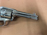 Beautiful Colt SAA Single Action Army 2nd Gen 45 Colt, 4 3/4”, Nickel, Bone Grips - 11 of 15