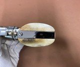 Beautiful Colt SAA Single Action Army 2nd Gen 45 Colt, 4 3/4”, Nickel, Bone Grips - 6 of 15