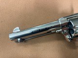 Beautiful Colt SAA Single Action Army 2nd Gen 45 Colt, 4 3/4”, Nickel, Bone Grips - 3 of 15