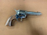 Rare Colt SAA Single Action Army 357 mag Nickel 5.5” Wood Grips Excellent! - 11 of 15
