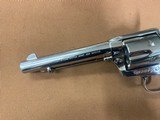 Rare Colt SAA Single Action Army 357 mag Nickel 5.5” Wood Grips Excellent! - 3 of 15