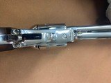 Rare Colt SAA Single Action Army 357 mag Nickel 5.5” Wood Grips Excellent! - 9 of 15