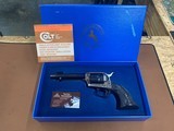 Rare Colt SAA Single Action Army 38 spl Custom Shop (2004), 5.5” barrel Blue MINT. - 1 of 15