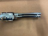 Colt SAA Single Action Army 44 spl, Nickel 4 3/4” Barrel, Genuine One Piece Elephant Ivory Grips MINT - 10 of 15