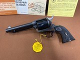 Mint Colt SAA Single Action Army 45 Colt (1981), 5.5”, Blue w/Original Box and Paperwork UNFIRED!!! - 3 of 15