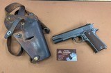 Nice Colt M1911A1 US Army WWII 1944, 45 auto with Shoulder Holster All Original! - 1 of 15