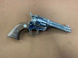 Amazing Colt SAA Single Action Army 3rd Gen (1992) Nickel 45 colt, 4 3/4” - 10 of 15