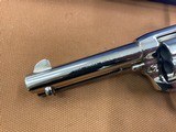 Stunning Colt SAA Single Action Army 1998 Nickel 45 Colt Nickel, 4 3/4” with box! - 4 of 15